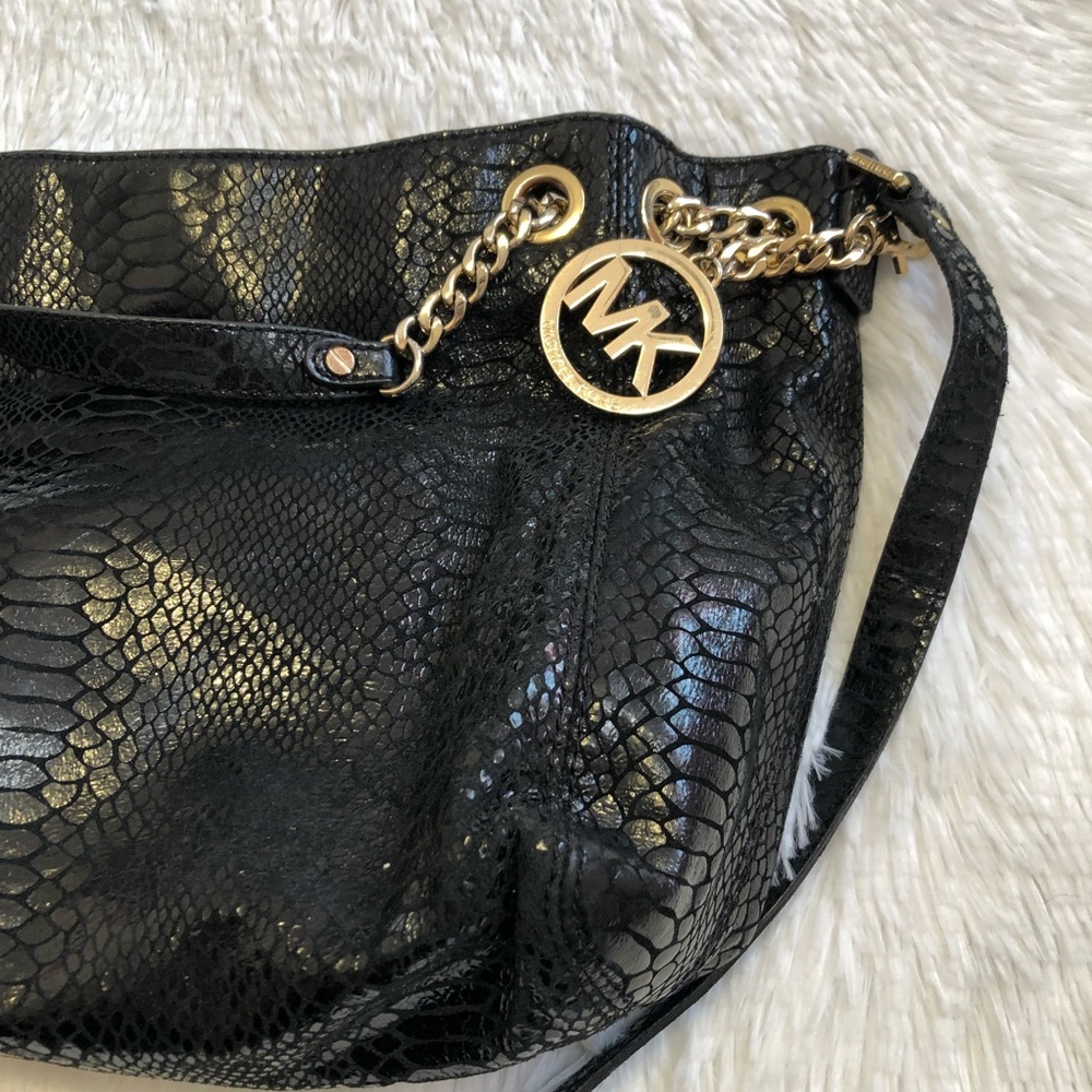 MICHAEL Michael Kors Jet Set Chain Python-Embosse… - image 4